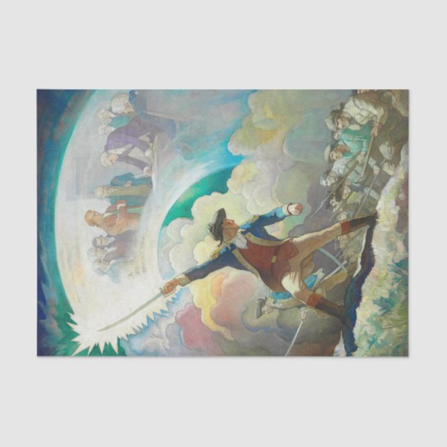 Papel De Seda Ethan Allen, predecesor de la Independencia de Wye (Anverso)