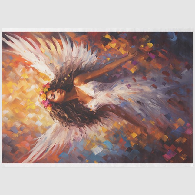 Papel De Seda Ethereal Angel Art Poster (Anverso)
