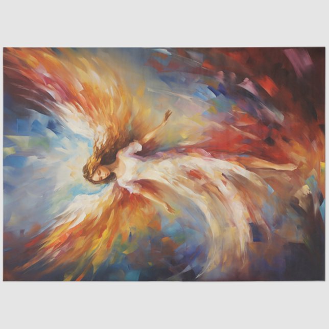 Papel De Seda Ethereal Angel Decoupage (Anverso)