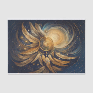 Papel De Seda Ethereal Escapes, Golden Dreamcatcher Starshine