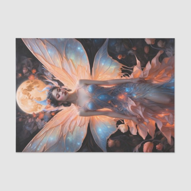 Papel De Seda Ethereal Fairy Decoupage Tissue Paper (Anverso)