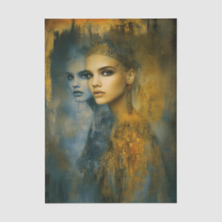 Papel De Seda Ethereal Feminine Mystical Duality EW2L Decoupage