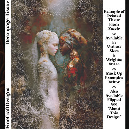 Papel De Seda Ethereal Spiritual Women, Symbolic EX6L Decoupage