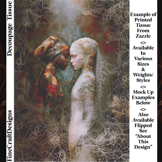 Papel De Seda Ethereal Spiritual Women, Symbolic EX6R Decoupage (Subido por el creador)