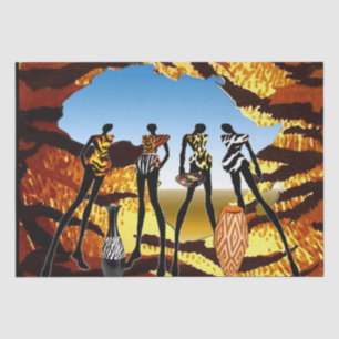 Papel De Seda Étnico