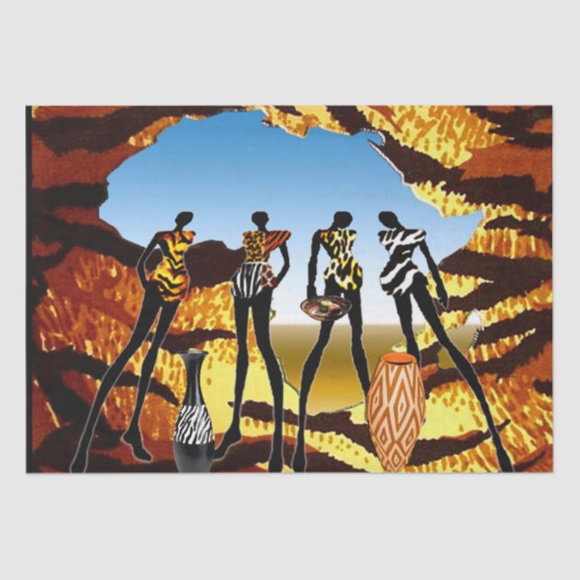 Papel De Seda Étnico (Anverso)