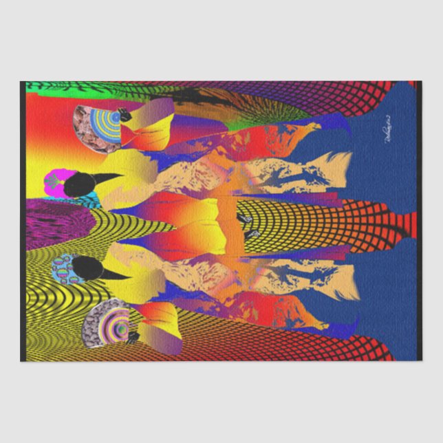 Papel De Seda Étnico (Anverso)