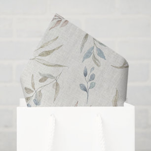 Papel De Seda Eucalipto de Acuarela Suave