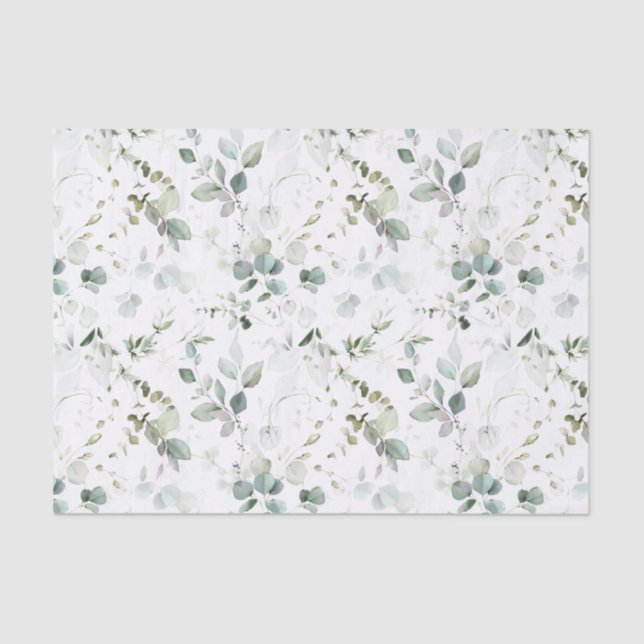 Papel De Seda Eucalyptus Foliage Paper (Anverso)