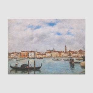 Papel De Seda Eugene Boudin - Venecia, Riva degli Schiavoni
