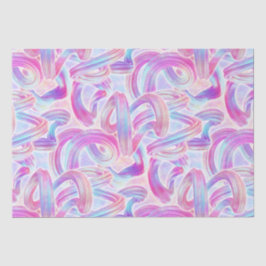 Papel De Seda eurobeat holorave - rosa y azul: