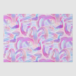 Papel De Seda eurobeat holorave - rosa y azul: