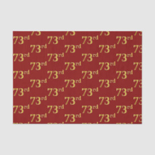 Papel De Seda Evento Red, Faux Gold 73 (Setenta y Tercero)