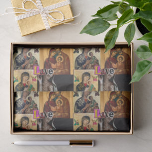 Papel De Seda Eventos de la Iglesia Navidad Madre María Jesús Jo