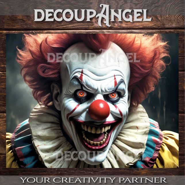 Papel De Seda Evil Clown Smirk (Subido por el creador)