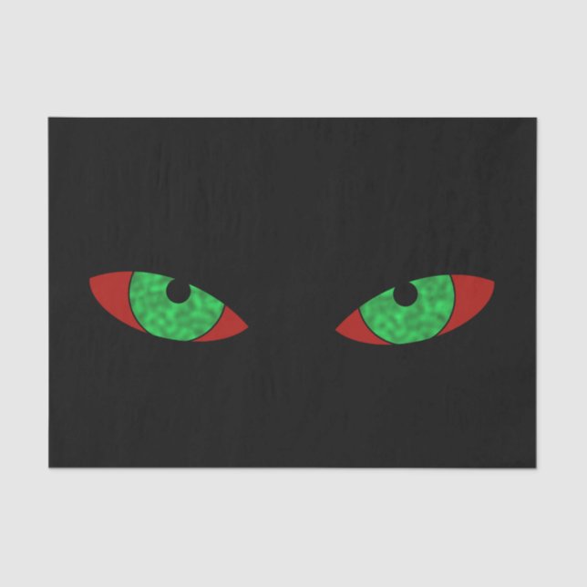 Papel De Seda Evil Green Eyes (Anverso)