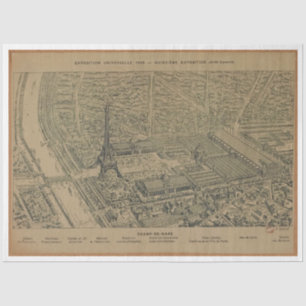 Papel De Seda Exhibición de la Decoración de la Torre Eiffel de 