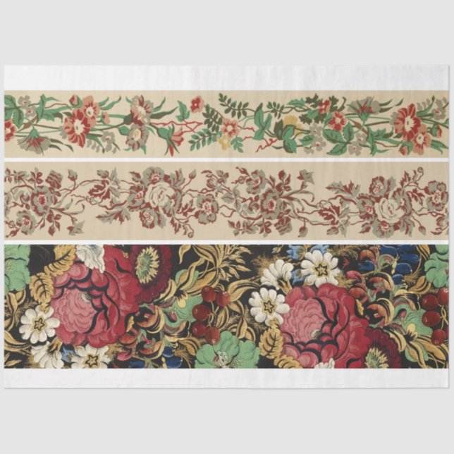 Papel De Seda Expansiones de fondo de diario no deseado con flor (Anverso)