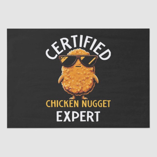 Papel De Seda Experto certificado en el nugget de pollo (Anverso)
