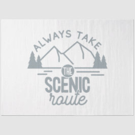 Papel De Seda Explora siempre la ruta panorámica