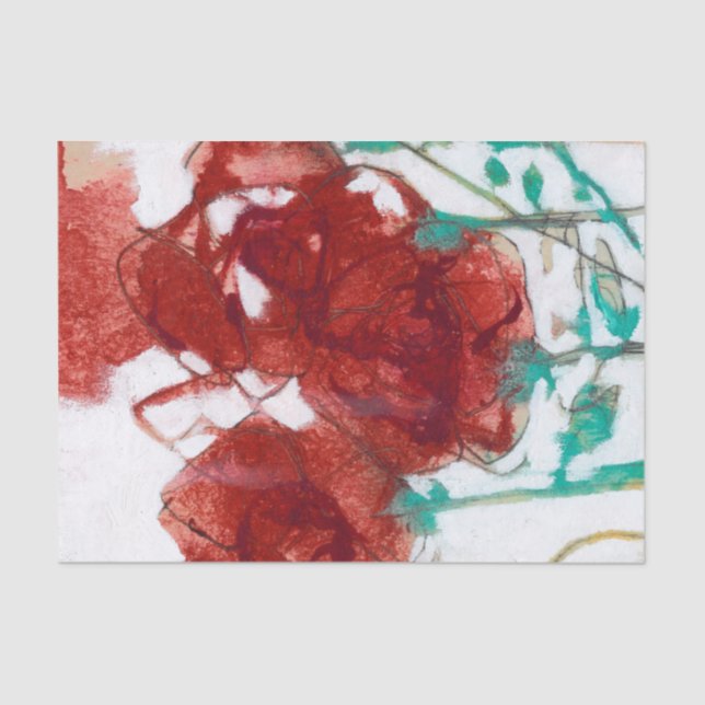 Papel De Seda Expresión de flor I (Anverso)