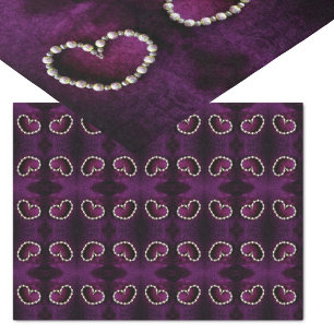 Papel De Seda Extraños de collares en forma de vintage en forma