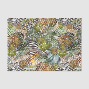 Papel De Seda Extraordinario animal de la jungla