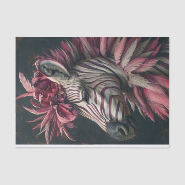 Papel De Seda Extravagancia cebra4 (Anverso)