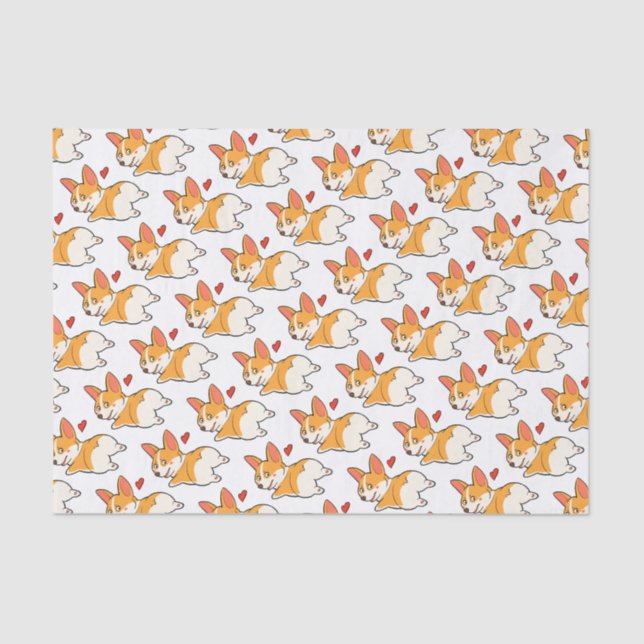 Papel De Seda Extremos del Corgi (Anverso)