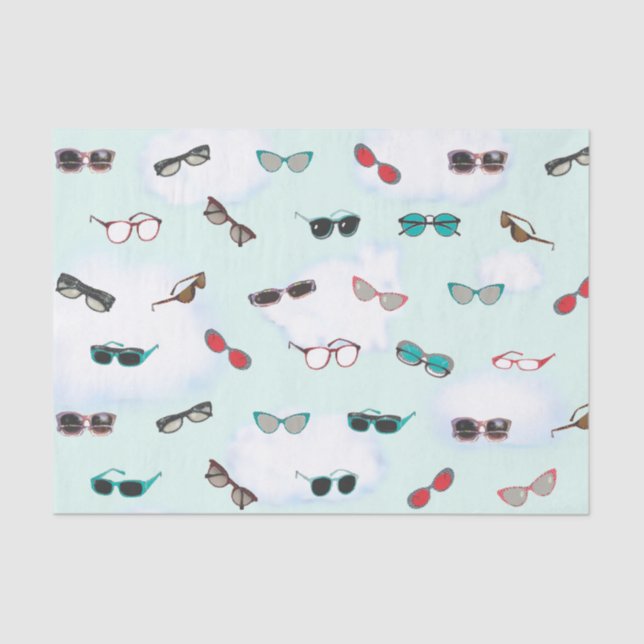 Papel De Seda Eyeglass y gafas de sol (Anverso)