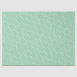 Papel De Seda Fácil Gracias Empresa De Empaquetado Verde Mint
