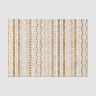 Papel De Seda Faded Fair Isle Knit Watercolor Cabincore marrón
