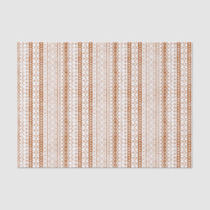 Papel De Seda Faded Fair Isle Knit Watercolor Cabincore naranja