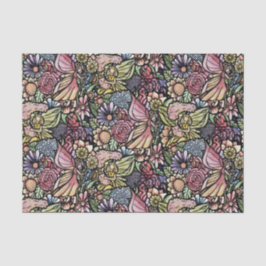 Papel De Seda Fairy Garden Gardening Flower Gardens Fairies     