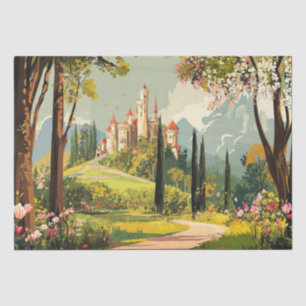 Papel De Seda Fairy Tale Castle