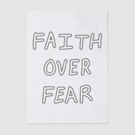 Papel De Seda Faith over Fear