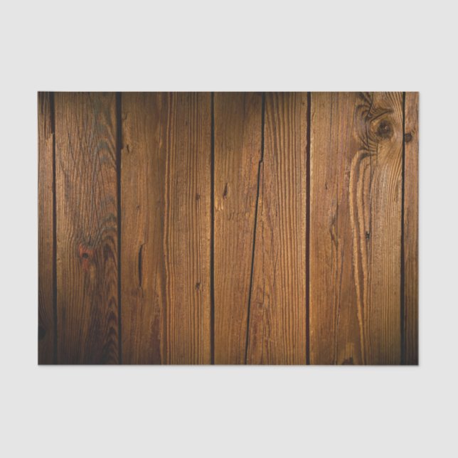 Papel De Seda Falsa Descodificación Rustica de Madera (Anverso)