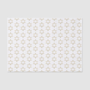 Papel De Seda Falsa estrella del oro del día de fiesta del