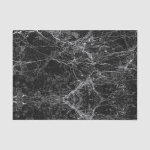 Papel De Seda Falso modelo de mármol moderno blanco y negro