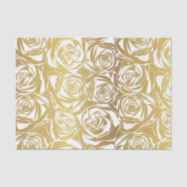 Papel De Seda falso oro, rosas, modelo, art déco, hermoso,
