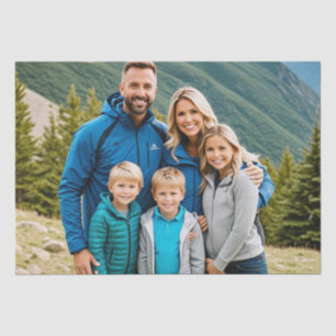 Papel De Seda Familia fotográfica personalizado 1