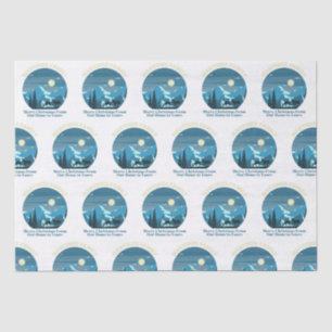 Papel De Seda Familia Martinez Feliz Navidad desde nuestro hogar