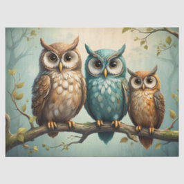 Papel De Seda Familia Owl en una sucursal