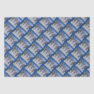 Papel De Seda Familia Snowman