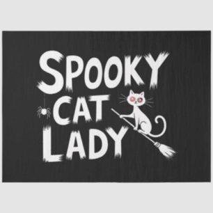 Papel De Seda Famoso gato, mamá espantada, gato, dama de Hallowe