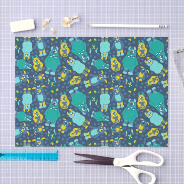 Papel De Seda Famosos monstruos de pequeños Personalizados (Artesanía)