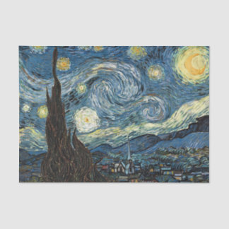 Papel De Seda Famous art, Starry Night, Van Gogh