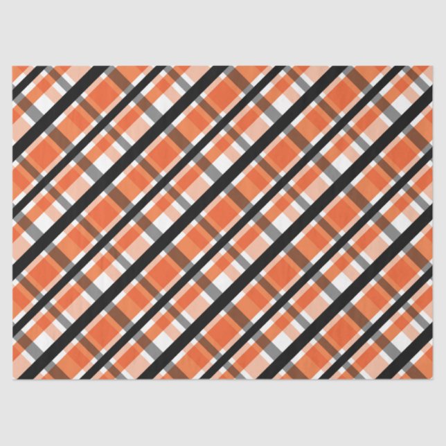 Papel De Seda Fanático de deportes de Filadelfia Naranja blanco  (Anverso)