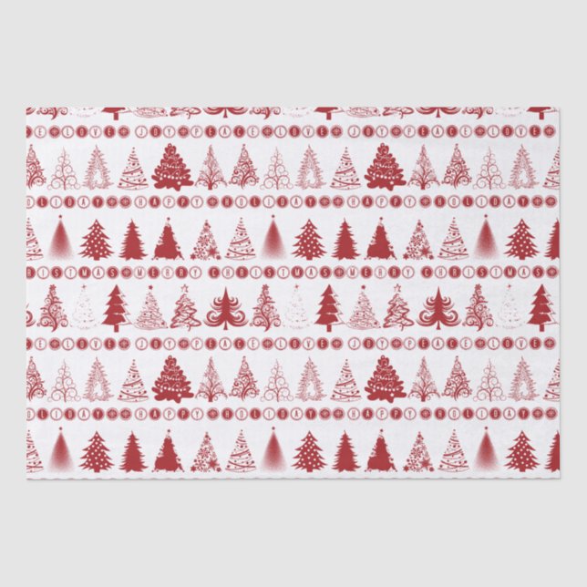 Papel De Seda Fancy Christmas Tree (Anverso)