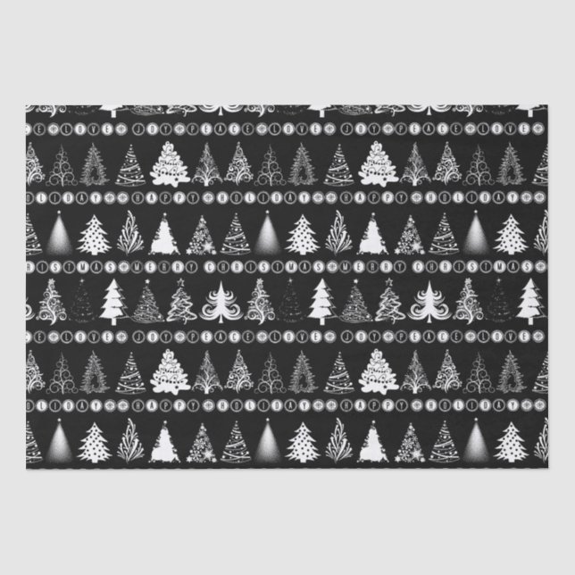 Papel De Seda Fancy Christmas Tree (Anverso)
